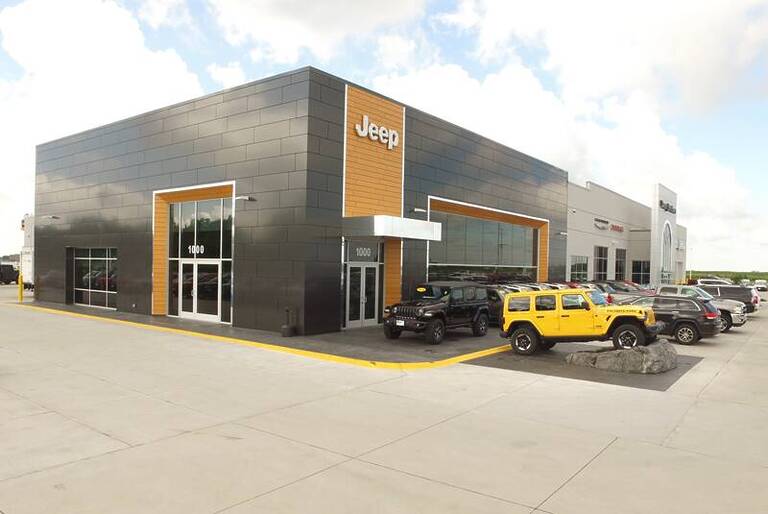 Jeep dealership exterior