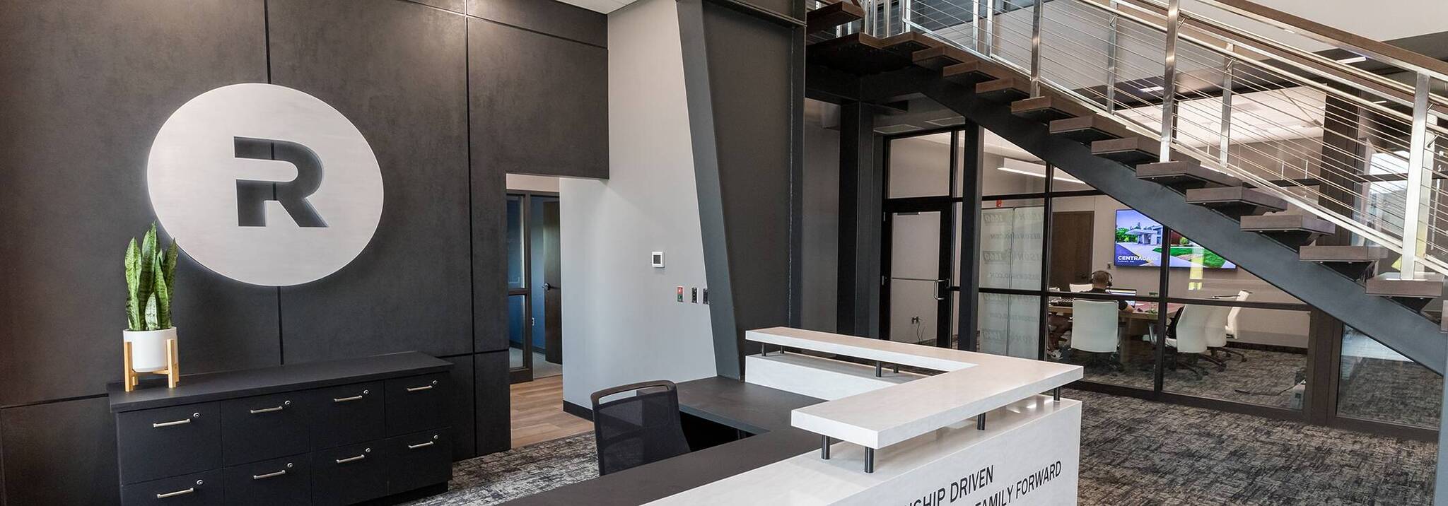 Rice Companies modern lobby