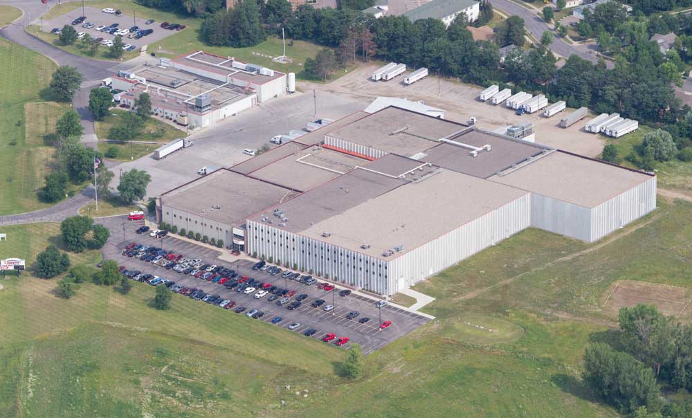 Food and Beverage Building Aerial Photo