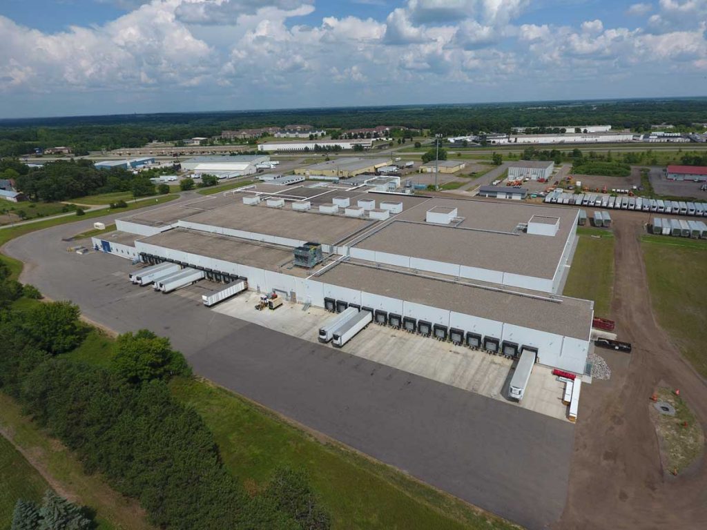 Aerial Cold Storage Building Photo