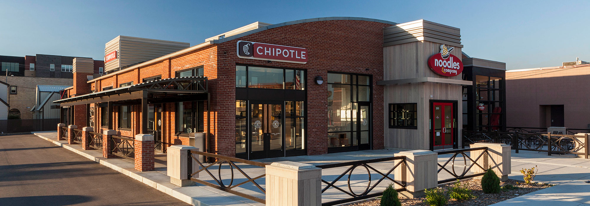 Unique building restaurant exterior